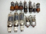 12 Vintage Mixed Radio Tubes CG814 815 3B24 3D21B VT225 5933. Fixed Price $100.00.