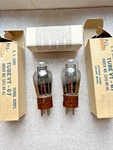 Hytron 30 Special VT-67 Brown Base Matching Pair Tubes Test Nos. Fixed Price $75.00.