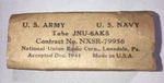 U.s. Army Navy JNU-6AK5 Vacuum Tube New Old Stock Vintage Nurc Dec. 1944. Fixed Price $10.00.