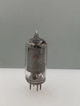 Ge 6BA6 Test Nos 4000GM Round Metallic Grey Ribbed Plate Serious Tubes B298. Fixed Price $7.00.