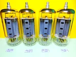 Pcs Little Used 6P45S /EL509 6KG6 Matched Quad, Svetlana Tubes. Fixed Price $45.00.