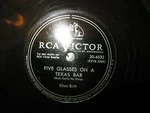 Elton Britt Five Glasses Texas Bar/blacksmith Blues Rca Victor 20-4532 Vg+. Fixed Price $9.50.
