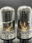 Matched Pair Melz 6N8S 1955 Holes Plate(warmed Tubes)test In Photo (1578-6SN7GT). Fixed Price $420.00.