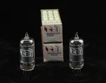 New Qty 2 Toshiba 6BJ6 Branded By Cei Matched Pair Getter Japan Nos Tubes. Fixed Price $25.46.