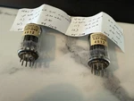 Telefunken 12AU7 Smooth Plate Tubes Tektronix Matched Pair - Used Amplitrex #s. Fixed Price $235.00.