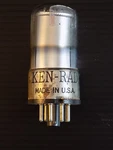 Vintage Vacuum Tube Ken Rad 6C5 Gt/g Tested Strong. Fixed Price $5.99.