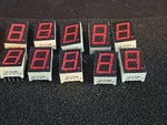 Lumex LDS-C515RE Seven Segment Led Display (lot Of 10). Fixed Price $5.99.