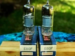 Mullard E80F 6084 CV2729 Matched Strong Pair Nib Nos Gold Pin Pentode 13J Tubes. Fixed Price $56.00.