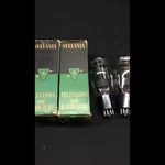 Nos Nib Pair Sylvania 6AS7G Black Plate D Getter Amplifier Vacuum Tubes S.9754. Fixed Price $119.95.