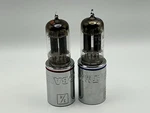 2 Tung-sol 5687 Black Plate Nos Tubes Matched Pair 6900 7119 Amplitrex Test KT5. Fixed Price $190.00.