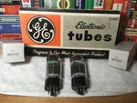 2 Nos Blackplate Military Ge Usa 6AS7GA Premium Grade Preamp Tubes + Oe Boxes. Fixed Price $349.00.