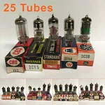 25 Lot W/ List, Tested Nos Tubes, Ge, Cbs, Sylvania, Dumont, Tung-sol, Raytheon+. Fixed Price $27.95.