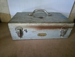 Vintage Metal Utility Box W/ Western Electric Brass 3113 Read Description. Fixed Price $49.99.