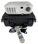 Nec NP-215 2500 Lumen Dlp Projector With Pelican Style Case And Remote 79 Hours. Fixed Price $39.96.