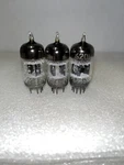 Ge 12AT7 GL-6201 Vacuum Tube Trio Match Testing 3 Mica Black Plates. Fixed Price $59.00.