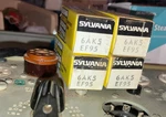 Four Sylvania 6AK5 EF95 Vacuum Tubes Tested On TV-7D/U Tester Nos. Fixed Price $15.00.