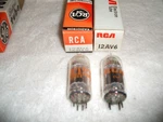 (2) Nos Rca 12AV6 Vintage Radio Audio Vacuum Tubes. Fixed Price $19.95.