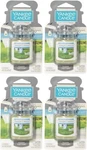 Yankee Candle Car Jar Ultimate Odor Neutralizing Air Freshener Clean Cotton 4-PK. Fixed Price $22.76.