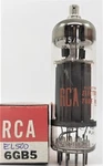 6GB5/EL500 Tube Rca Nib Tested & Boxed Vintage Commercial Surplus. Fixed Price $9.35.