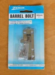 Zenith Barrel Bolt 50MM Solid Brass Chrome Plated W/ Bracket & Screws. Fixed Price $6.36.
