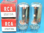 Rca 17AY3 Tube Nos Nib 1967 Valvola Hre Valve Pair. Fixed Price $6.98.