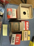 Lot 313 (6) Radio Tubes 1J6 6BL7 12SN7 6CG3 6AC5 6BJ3. Fixed Price $12.00.