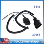3 Pin Repair End Set Plow &truck Side Wiring Harness For Western Fisher New. Fixed Price $33.76.