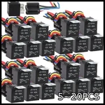Lots 12V 30/40 Amp 5-PIN Spdt Automotive Relay With Wires & Harness Socket Set. Fixed Price $39.99.