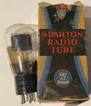 Nos Sparton 447 Type Globe Radio Tube Amplitrex AT1000 100% Gm Box Engraved. Fixed Price $79.20.