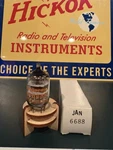 Amperex Jan 6688 Mica Black Plate Vacuum Tube 539C Test Nos Nib. Fixed Price $6.99.