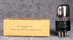 (1) Nos Nib Sylvania 6SN7W Black Plate Us Navy Chrome Dome Tube Tests 120+%!. Fixed Price $199.99.