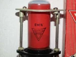 One (1 Pcs) EM4 Philips Triotron Tuning Eye Tube Old Type Nos Nib With Socket. Fixed Price $129.95.