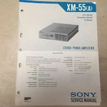 Sony Service Manual For The XM-55 Amplifier Car Stereo Repair. Fixed Price $12.98.