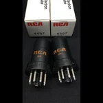 Nos Pair Rca 6SQ7 Metal Radio Vacuum Tubes Nib Tested 1.9642. Fixed Price $17.95.