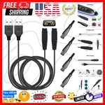 2 Pack Shaver Charger Usb Cord For Microtouch Solo Electric Trimm.... Fixed Price $18.39.