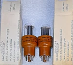 Matched Pair JAN-CAHG-2050W Chatham Nos Same Code Vacuum Tubes, B&k 747B Tested. Fixed Price $44.95.