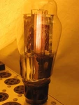 Ultra Rare Early Large Mesh Anode Triode Valve ACPX4A = Output Tube Volt. Fixed Price $3800.00.