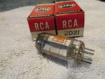 New Lot Of Nos Rca 2D21 Electron Audio Ham Radio Vacuum Tubes W/boxes. Fixed Price $7.55.