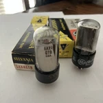 2 Sylvania And 1 6SN7GTB Vintage Vacuum Tubes - Nos. Fixed Price $25.00.
