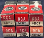 Vacuum Tubes Rca Collection Lot 6: 6DR7 6ER5 6BC7 6GY6 6AF3 6BR8A Set #16. Fixed Price $57.28.