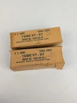 Nos Hytron VT-67 U.s. Army Signal Corps Vacuum Tube Set Of 2. Fixed Price $35.00.