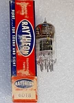 6DT8 Raytheon Weathered Nos Vacuum Tube, Triplett 3444 Tested -will Combine Ship. Fixed Price $9.95.