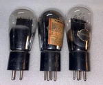 Lot Of 3 Type 45 Engraved Base Vacuum Tubes Majestic Amplitrex Tested Strong Nos. Fixed Price $245.00.