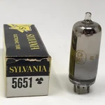 Vintage Sylvania Vacuum Radio Television Tube CK5651 Made Usa Tested. Fixed Price $10.00.