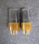 1960 Ge/rca Jan 6V6 Gty Tubes Brown Base Smoke Glass Match Pr Blk Plates. Fixed Price $99.95.