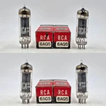 Matched Quad Rca 4 Tubes (new Old Stock) Test 1 Year Warranty 6AQ5A. Fixed Price $164.45.