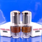 Two Excellent Tung-sol 5881 Tubes Gm % : 94 100 Em 92 97 Amplitrex. Fixed Price $69.95.