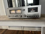 Vintage 1981 Jvc KD-10J Silver Face Stereo Cassette Deck Tape Player Powers On. Fixed Price $100.00.