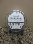Vintage Westinghouse Type Da Electric Watthour Meter W/ Glass Dome - 240V. Fixed Price $48.00.