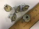 7JCN-1 Cinch Jones Saddle Type Tube Socket Miniature Pin Ceramic 5 Pcs Nos. Fixed Price $8.25.